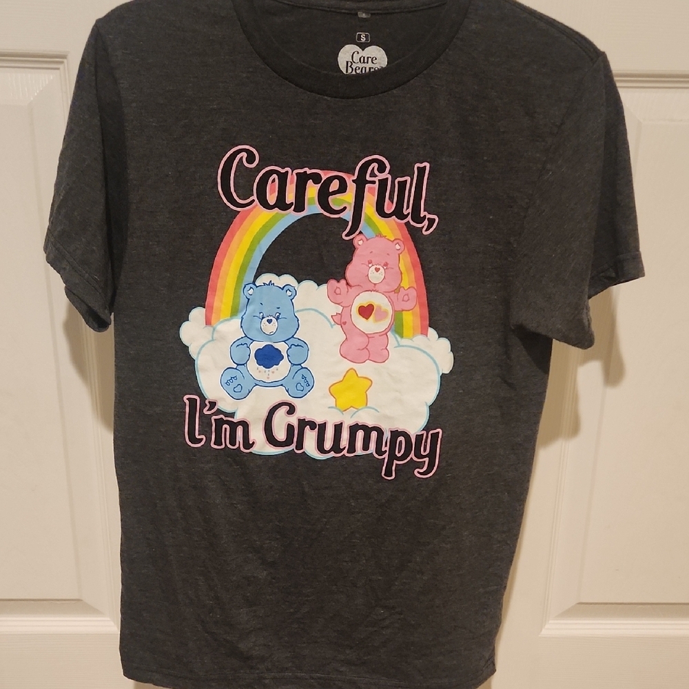 Care Bears Kids Shirt - Gray with Colorful Print
